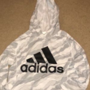 Adidas White Hoodie